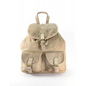 25■ Vintage Flap Leder Rucksack mit klappe für Damen. Schwarz Braun Grün 